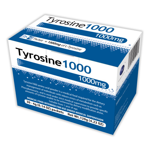Vitaflo Usa LLC 812539021162 - Oral Supplement Tyrosine 1000 Unflavored Powder 4 Gram Individual Packet Vitaflo Usa LLC 812539021162 - Oral Supplement Tyrosine 1000 Unflavored Powder 4 Gram Individual Packet