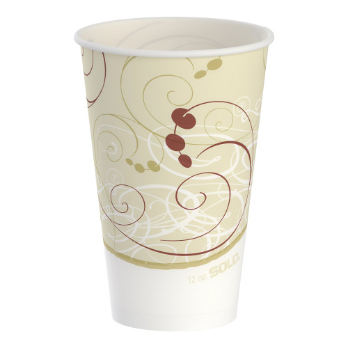 RJ Schinner Co R12N-J8000 - Drinking Cup Solo® 12 oz. Symphony® Print Wax Coated Paper Disposable RJ Schinner Co R12N-J8000 - Drinking Cup Solo® 12 oz. Symphony® Print Wax Coated Paper Disposable