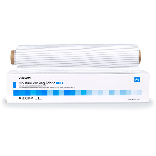 McKesson 16-10144R - Silver Moisture Wicking Fabric McKesson 10 X 144 Inch Roll Sterile McKesson 16-10144R - Silver Moisture Wicking Fabric McKesson 10 X 144 Inch Roll Sterile