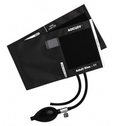 American Diagnostic Corp 865-11ABK - Reusable Blood Pressure Cuff and Bulb Adcuff™ 23 to 40 cm Arm Nylon Cuff Adult Cuff