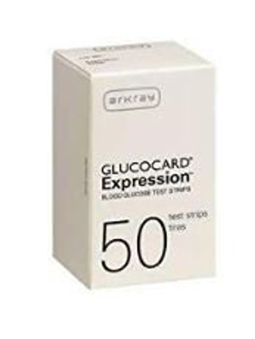 Arkay USA 08317570050 - Blood Glucose Test Strips Glucocard® 50 Strips per Pack