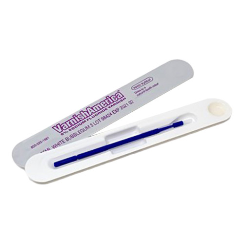 Plak Smacker 07-0130 - VarnishAmerica™ Fluoride Varnish 0.25 mL X 200 per Box Bubblegum Flavor