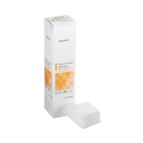 McKesson 22122000 - Gauze Sponge McKesson 2 X 2 Inch 12-Ply NonSterile 200 per Pack McKesson 22122000 - Gauze Sponge McKesson 2 X 2 Inch 12-Ply NonSterile 200 per Pack