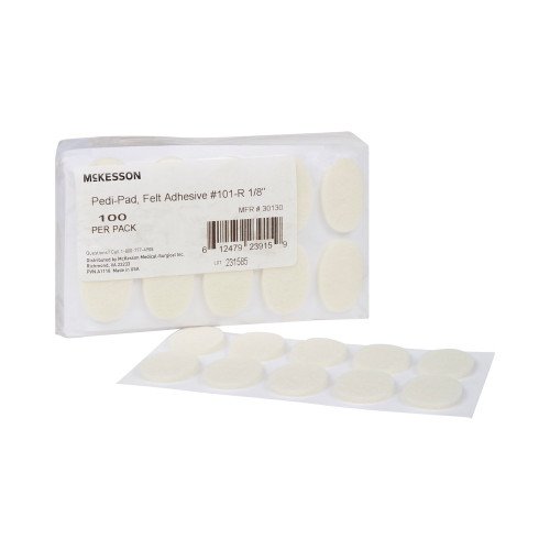 McKesson 30130 - Protective Pad McKesson Pedi-Pad Size 101-Regular Adhesive Foot McKesson 30130 - Protective Pad McKesson Pedi-Pad Size 101-Regular Adhesive Foot