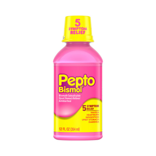 Procter & Gamble 37000003203 - Anti-Diarrheal Pepto Bismol® 262 mg Strength Liquid 12 oz. Procter & Gamble 37000003203 - Anti-Diarrheal Pepto Bismol® 262 mg Strength Liquid 12 oz.