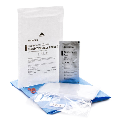 McKesson 16-1404 - Ultrasound Transducer Cover Kit McKesson 6 X 33 Inch Polyethylene Sterile Folded McKesson 16-1404 - Ultrasound Transducer Cover Kit McKesson 6 X 33 Inch Polyethylene Sterile Folded