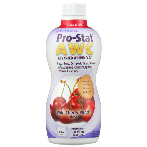 Nutricia North America 78382 - Oral Supplement Pro-Stat® AWC Wild Cherry Punch Flavor Liquid 30 oz. Bottle