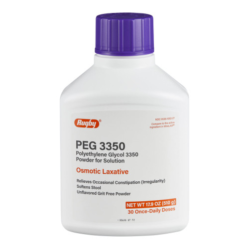 Major Pharmaceuticals 00536105227 - Polyethylene Glycol 3350 (PEG 3350) / Sodium Chloride / Sodium Bicarbonate / Potassium Chloride 510 Gram Powder for Solution 30 Doses Major Pharmaceuticals 00536105227 - Polyethylene Glycol 3350 (PEG 3350) / Sodium Chloride / Sodium Bicarbonate / Potassium Chloride 510 Gram Powder for Solution 30 Doses