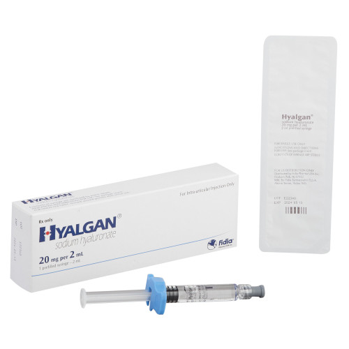 Fidia Pharma USA Inc 89122072420 - Hyalgan® Sodium Hyaluronate 20 mg / 2 mL Injection 2 mL