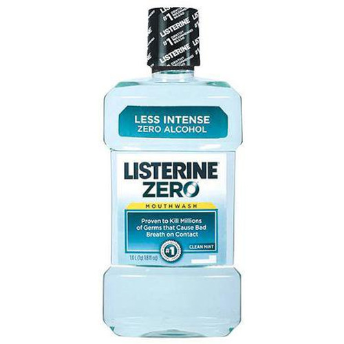 J & J Sales 31254742832 - Mouthwash Listerine® Zero® 16.66 oz. Mint Flavor J & J Sales 31254742832 - Mouthwash Listerine® Zero® 16.66 oz. Mint Flavor