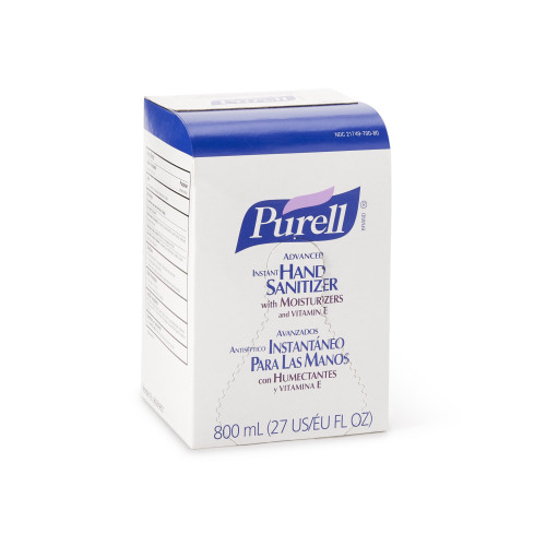 Gojo 9657-12 - Hand Sanitizer Purell® Advanced 800 mL Ethyl Alcohol Gel Bag-in-Box