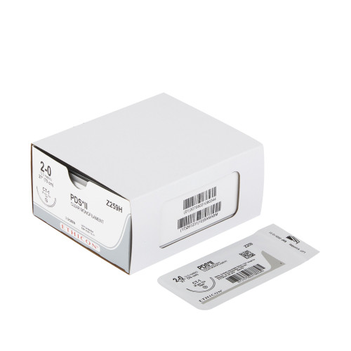 J & J Healthcare Systems Z259H - Absorbable Suture with Needle PDS™ II Polydioxanone CT-1 1/2 Circle Taper Point Needle Size 2-0 Monofilament J & J Healthcare Systems Z259H - Absorbable Suture with Needle PDS™ II Polydioxanone CT-1 1/2 Circle Taper Point Needle Size 2-0 Monofilament