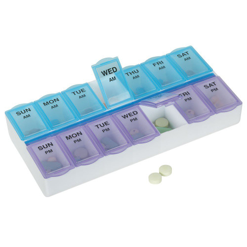 Apothecary Products Inc 67471 - Pill Organizer 7 Day 2 Dose
