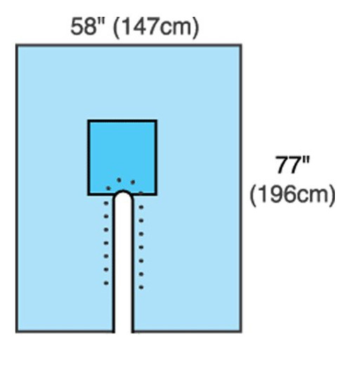 Cardinal Health 29440 - Orthopedic Drape Split Drape 77 W X 120 L Inch Sterile