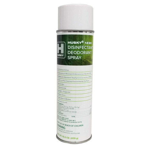 Canberra HSK-1230-53 - Surface Disinfectant Husky® 1230 Alcohol Based Aerosol Spray Liquid 15.5 oz. Can Lemon Scent NonSterile Canberra HSK-1230-53 - Surface Disinfectant Husky® 1230 Alcohol Based Aerosol Spray Liquid 15.5 oz. Can Lemon Scent NonSterile