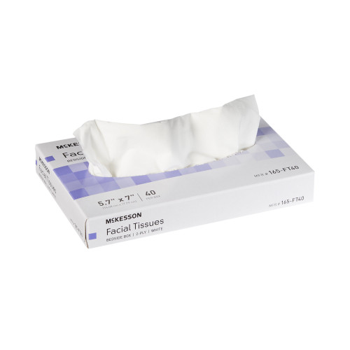 McKesson 165-FT40 - Facial Tissue McKesson White 5-7/10 X 7 Inch 40 Count McKesson 165-FT40 - Facial Tissue McKesson White 5-7/10 X 7 Inch 40 Count