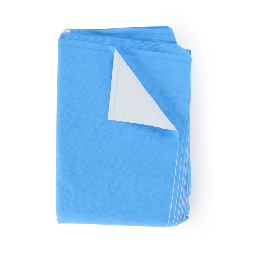 O&M Halyard Inc 34147 - QUICK CHECK* H600 Sterilization Wrap White / Blue 48 X 48 Inch Dual Layer SMS Polypropylene Steam / EO Gas / Hydrogen Peroxide O&M Halyard Inc 34147 - QUICK CHECK* H600 Sterilization Wrap White / Blue 48 X 48 Inch Dual Layer SMS Polypropylene Steam / EO Gas / Hydrogen Peroxide