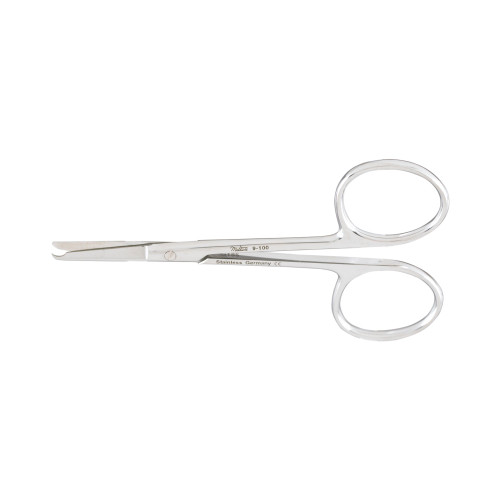 Integra Lifesciences 9-100 - Stitch Scissors Miltex® Spencer 3-1/2 Inch Length OR / Surgical Grade German Stainless Steel NonSterile Finger Ring Handle Straight Blunt Tip / Blunt Tip