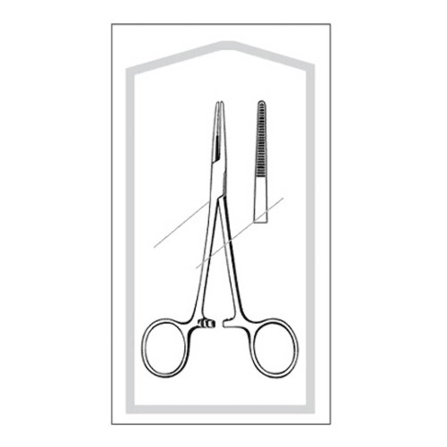 Sklar 96-2561 - Hemostatic Forceps Econo Sterile™ Kelly 5-1/2 Inch Length Floor / Office Grade Pakistani Stainless Steel Sterile Locking Finger Ring Handle Straight Serrated Tips Sklar 96-2561 - Hemostatic Forceps Econo Sterile™ Kelly 5-1/2 Inch Length Floor / Office Grade Pakistani Stainless Steel Sterile Locking Finger Ring Handle Straight Serrated Tips