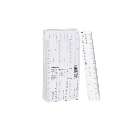 McKesson 533-LR/50 - Wound Measuring Guide McKesson 6 Inch Length Paper NonSterile McKesson 533-LR/50 - Wound Measuring Guide McKesson 6 Inch Length Paper NonSterile