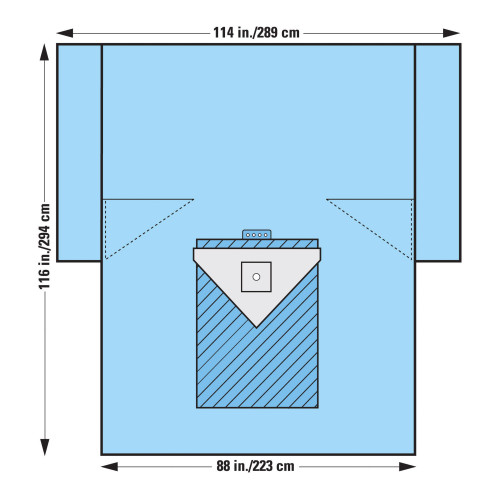 O&M Halyard Inc 89267 - Orthopedic Drape Orthoarts® Knee Arthroscopy Drape 114 W X 88 W X 116 L Inch Sterile O&M Halyard Inc 89267 - Orthopedic Drape Orthoarts® Knee Arthroscopy Drape 114 W X 88 W X 116 L Inch Sterile