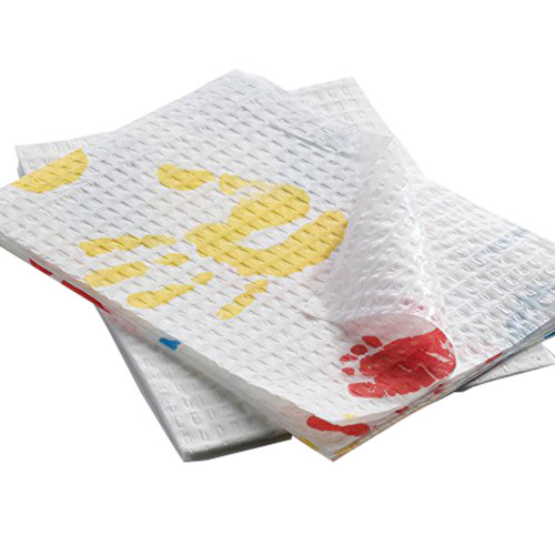 Graham Medical Products 37234 - Procedure Towel Tiny Tracks™ 13-1/2 W X 18 L Inch Hand / Footprints NonSterile