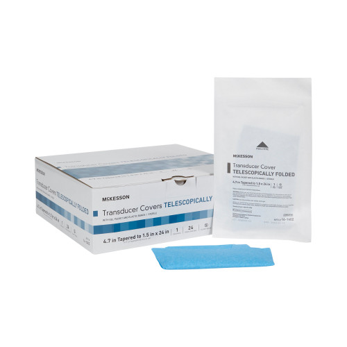 McKesson 16-1402 - Ultrasound Probe Cover Kit McKesson 4.7 Inch tapered to 1.5 X 24 Inch Plastic Sterile Tapered McKesson 16-1402 - Ultrasound Probe Cover Kit McKesson 4.7 Inch tapered to 1.5 X 24 Inch Plastic Sterile Tapered