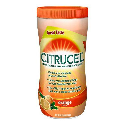 Glaxo Consumer Products 00135008971 - Fiber Supplement Citrucel® Orange Flavor Powder 30 oz. 2 Gram Strength Methyl Cellulose