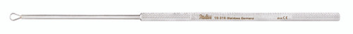 Integra Lifesciences 19-316 - Ear Curette Miltex® Billeau 6-1/2 Inch Length Round Knurled Handle Size 2 Tip Flexible Oval Loop Tip