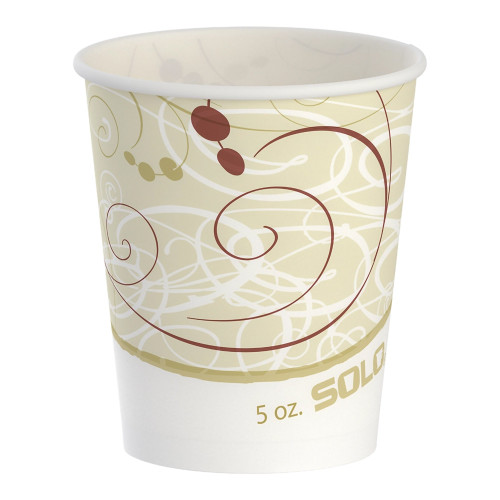 RJ Schinner Co R53-J8000 - Drinking Cup Solo® 5 oz. Symphony® Print Wax Coated Paper Disposable RJ Schinner Co R53-J8000 - Drinking Cup Solo® 5 oz. Symphony® Print Wax Coated Paper Disposable