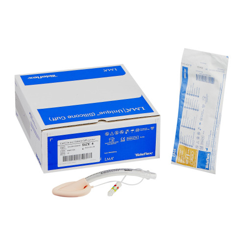 Teleflex Medical Inc 105200-000040 - Straight Laryngeal Mask LMA® Unique™ (Silicone Cuff) Size 4 30 mL Cuff Silicone Single Patient Use Sterile