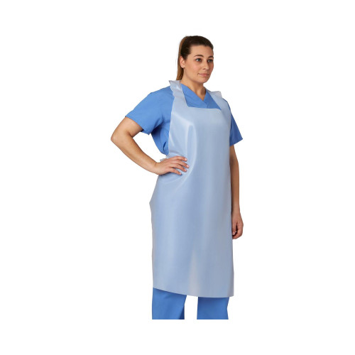 Medline NON24274W - General Purpose Apron Pullover Style White Disposable