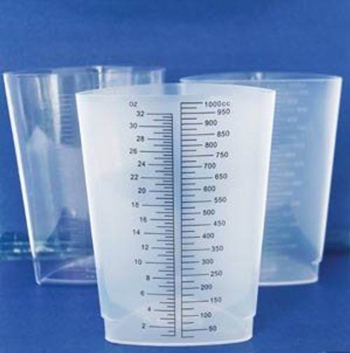 GMAX Industries GP620 - Graduated Container Triangular Polypropylene 32 oz.
