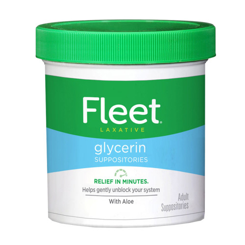 C.B. Fleet 00132007924 - Laxative Fleet® Suppository 24 per Box 2 Gram Strength Glycerin