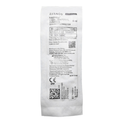 Avanos Medical, Inc NM-S6NC - Enteral / Oral Syringe NeoMed® 6 mL Enfit Tip Without Safety