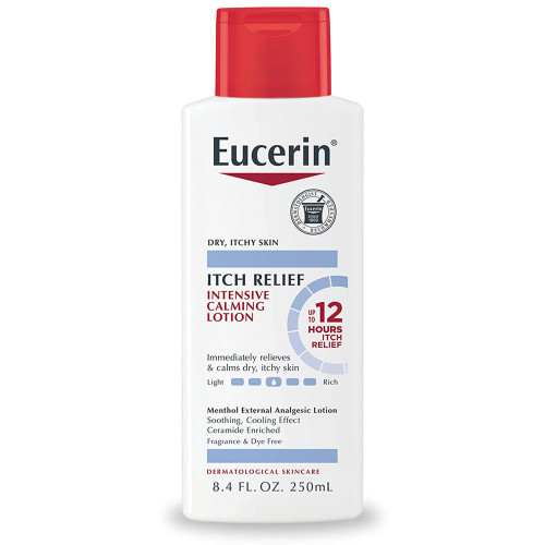 Beiersdorf Inc 07214002657 - Hand and Body Moisturizer Eucerin® Itch Relief Intensive Calming Lotion 8.4 oz. Bottle Unscented Lotion