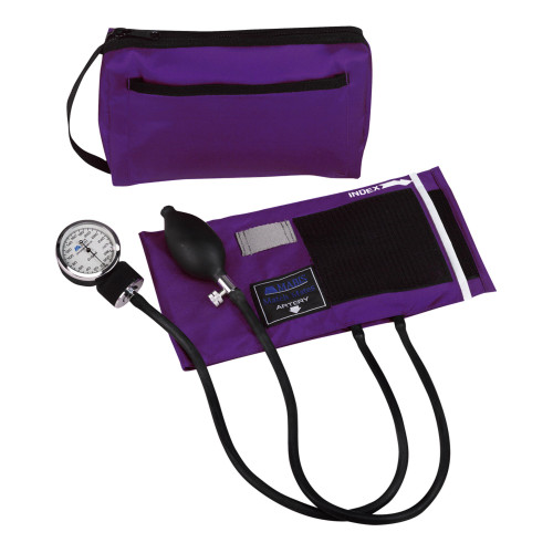 Mabis Healthcare 01-160-201 - Aneroid Sphygmomanometer with Cuff Mabis Nylon Cuff Palm Aneroid