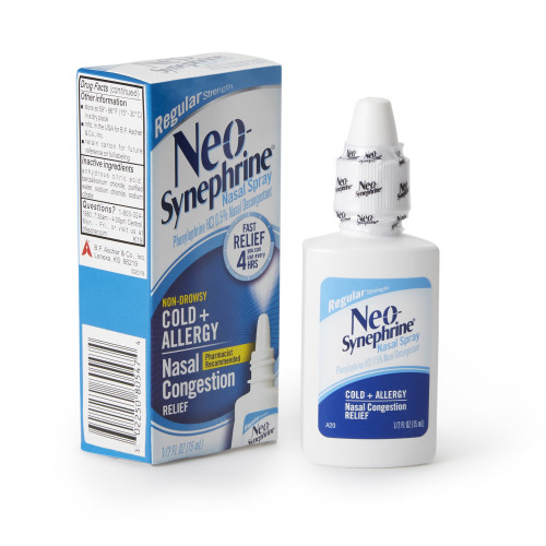 Bayer Healthcare 00225080547 - Sinus Relief Neo-Synephrine® 0.5% Strength Nasal Spray 15 mL