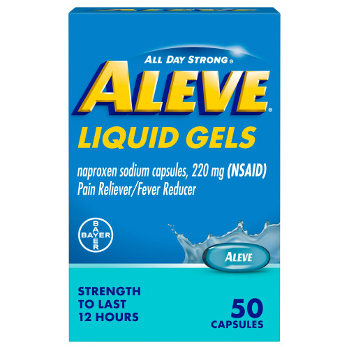 Bayer Healthcare 00280608040 - Pain Relief Aleve® 220 mg Strength Naproxen Sodium Capsule