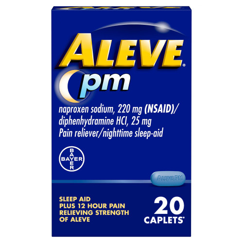 Bayer Healthcare 00280120020 - Night Time Pain Relief Aleve® PM 220 mg Strength Naproxen Sodium Capsule