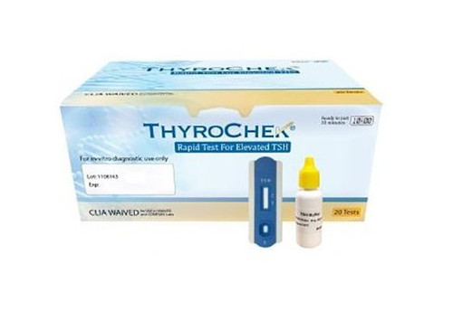 Cole-Parmer Inst AT-THYROCHEK-120A - Thyroid Testing Test Kit ThyroChek® Thyroid Stimulating Hormone (TSH) 20 Tests CLIA Waived Cole-Parmer Inst AT-THYROCHEK-120A - Thyroid Testing Test Kit ThyroChek® Thyroid Stimulating Hormone (TSH) 20 Tests CLIA Waived