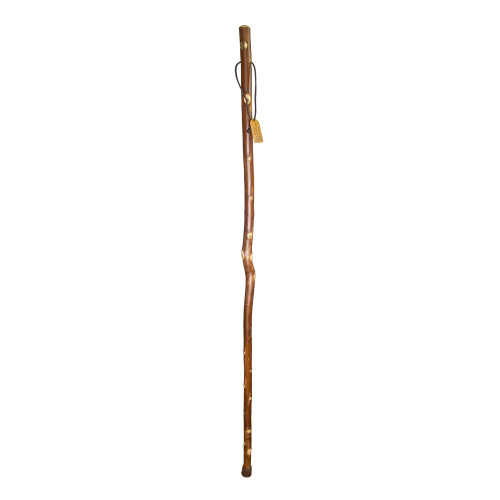 Mabis Healthcare 602-3000-1180 - Walking Stick Brazos™ Free Form Wood 55 Inch Height Maple