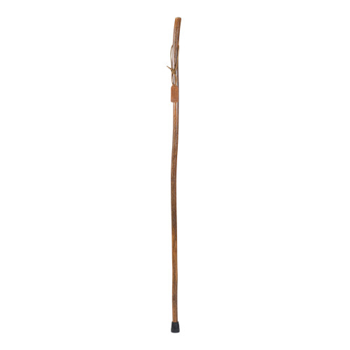 Mabis Healthcare 602-3000-1124 - Walking Stick Brazos™ Free Form Wood 41 Inch Height Hickory