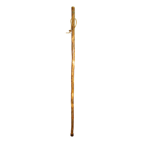 Mabis Healthcare 602-3000-1387 - Walking Stick Brazos™ Free Form Wood 41 Inch Height American Hardwood