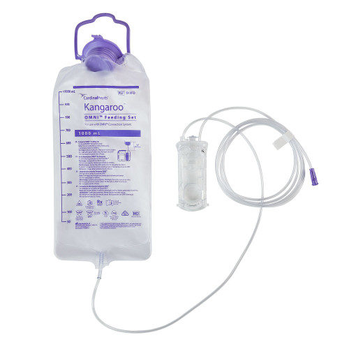 Cardinal Health B10FD - Enteral Feeding Pump Bag Set Kangaroo OMNI™ 1000 mL NonSterile