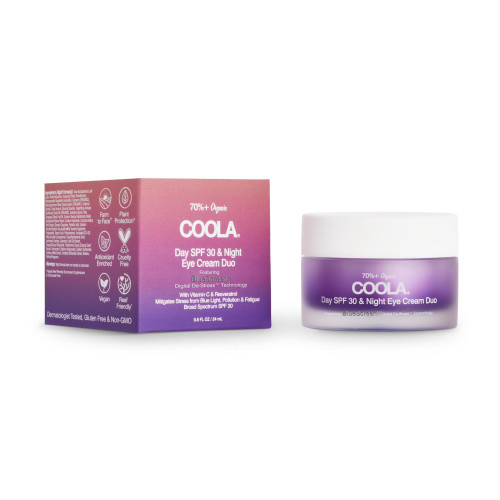 Coldkeepers LLC CL10428 - Eye Cream Coola® Day SPF 30 & Night Organic 0.8 oz. Jar Scented Cream
