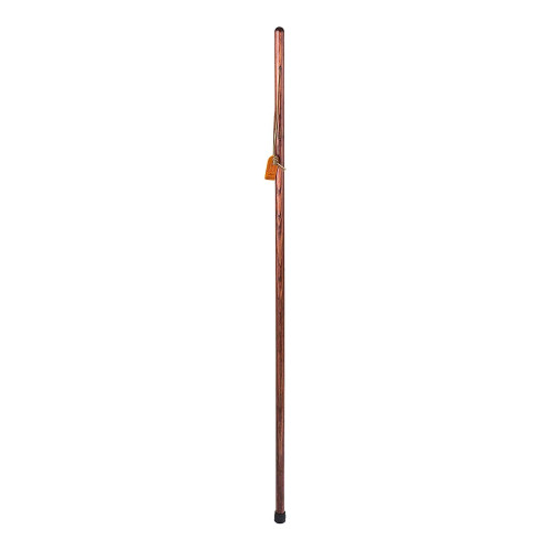 Mabis Healthcare 602-3000-1241 - Walking Stick Brazos™ Free Form Wood 55 Inch Height Red