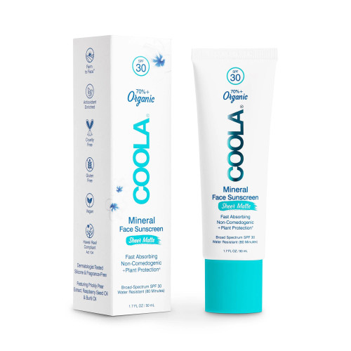 Coldkeepers LLC CL10489 - Sunscreen COOLA® Mineral Face SPF 30 Lotion 1.7 oz. Tube
