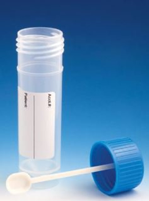 Globe Scientific 109120L - Stool Specimen Container 30 mL (1 oz.) Screw Cap with Sampling Device Patient Information NonSterile Globe Scientific 109120L - Stool Specimen Container 30 mL (1 oz.) Screw Cap with Sampling Device Patient Information NonSterile