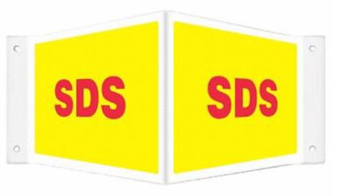 Health Care Logistics Inc SPL-96189 - Wall Sign Hazardous HCL SDS Sign Health Care Logistics Inc SPL-96189 - Wall Sign Hazardous HCL SDS Sign